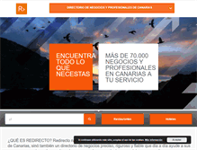 Tablet Screenshot of directocanarias.com